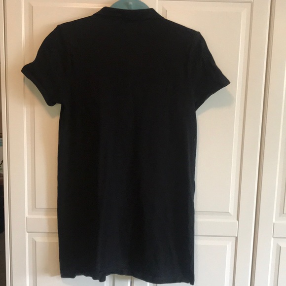 Forever 21 Black Collared Dress with Pockets - Picture 3 of 3